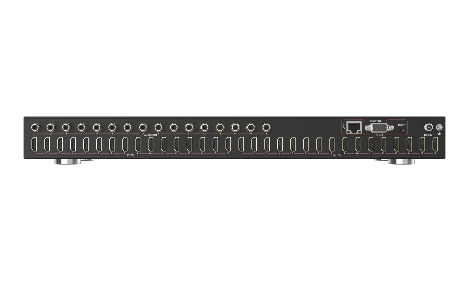 BZBGear BG-4K-1616MA 16x16 HDMI Matrix Switcher - view 5