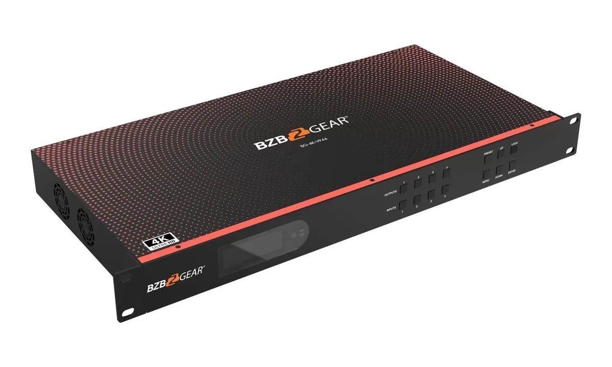 BZBGear BG-4K-VP44 4x4 Seamless Matrix and Video Wall Processor - view 3