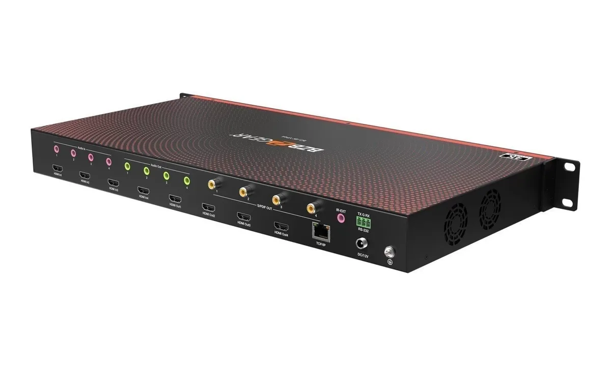 BZBGear BG-4K-VP44 4x4 Seamless Matrix and Video Wall Processor - view 4