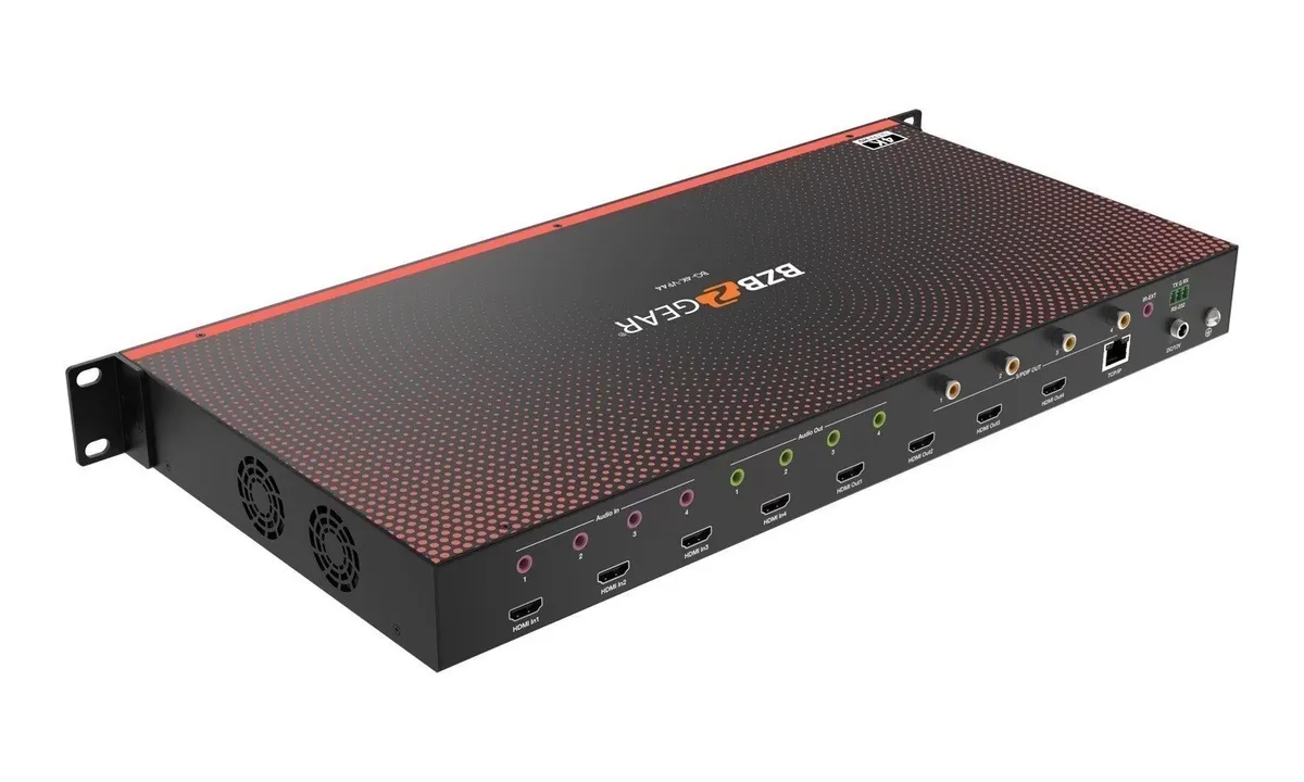 BZBGear BG-4K-VP44 4x4 Seamless Matrix and Video Wall Processor - view 5