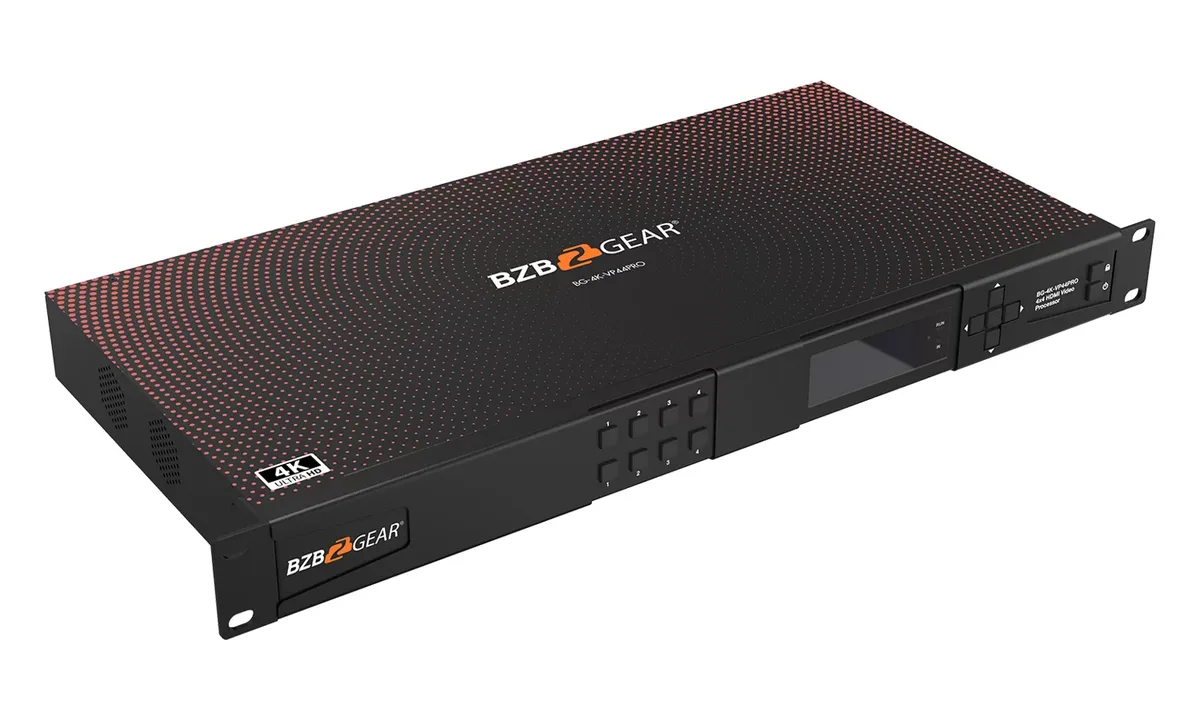 BZBGear BG-4K-VP44PRO 4x4 Seamless Matrix Kit with Four Receivers - view 5