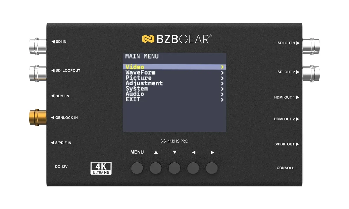 BZBGear BG-4KBHS-PRO SDI and HDMI Cross Converter with Scaler - view 2