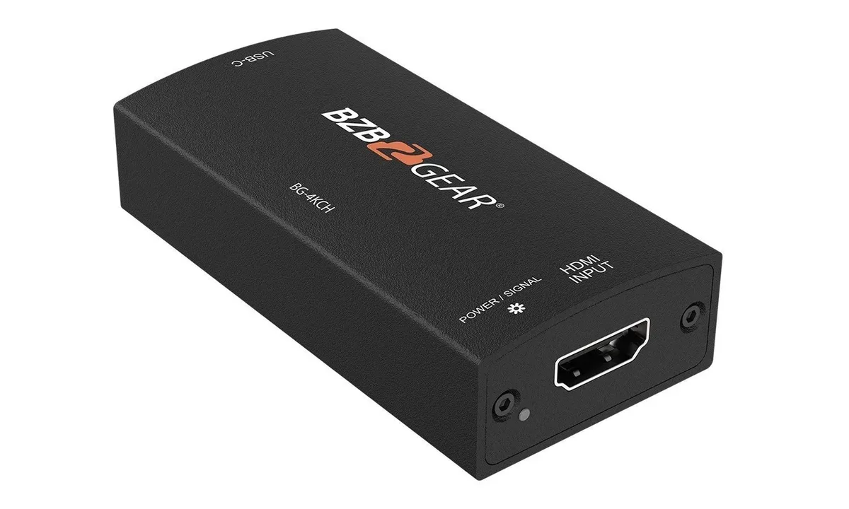 BZBGear BG-4KCH USB-C 4K Capture Card with Scaler - view 3