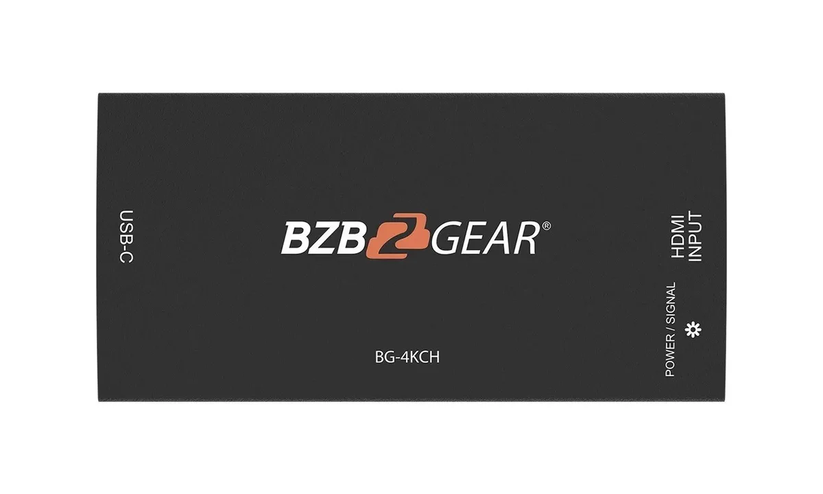 BZBGear BG-4KCH USB-C 4K Capture Card with Scaler - view 6