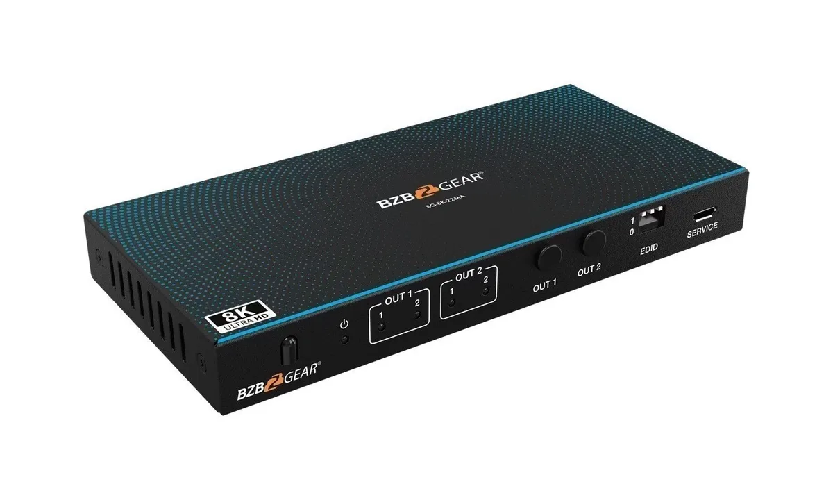 BZBGear BG-8K-22MA 2x2 8K HDMI 2.1 Matrix Switcher - view 3