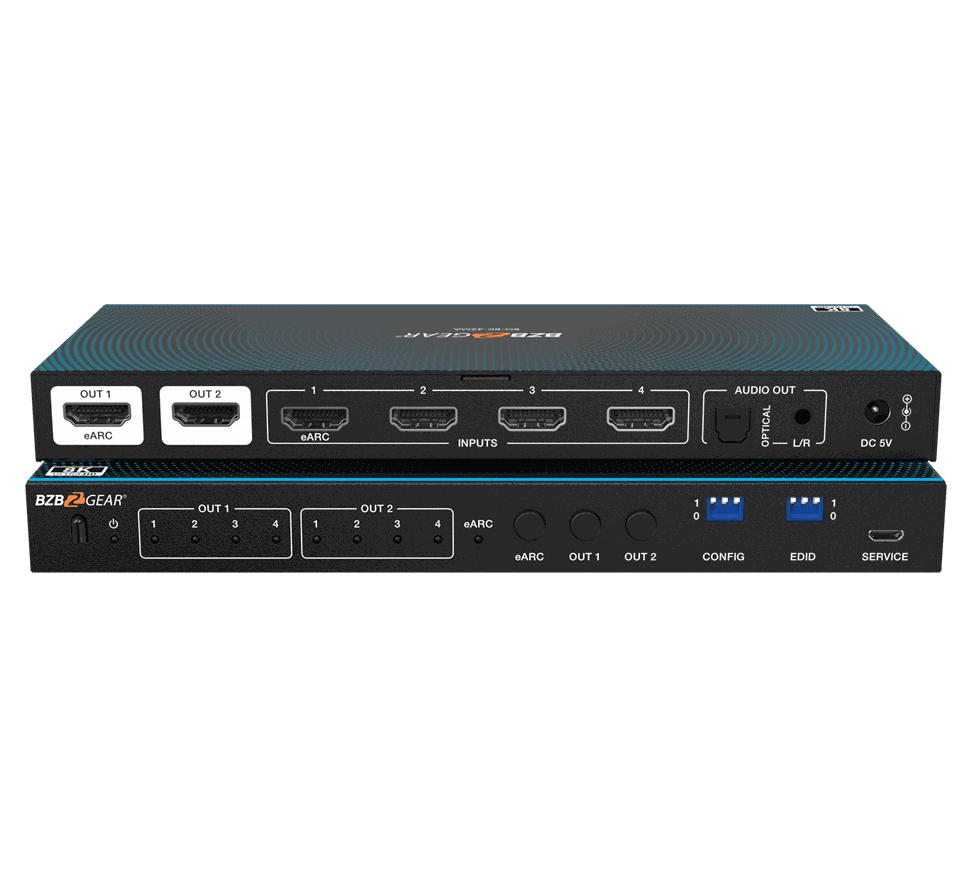 BZBGear BG-8K-42MA 4x2 8K HDMI 2.1 Matrix Switcher