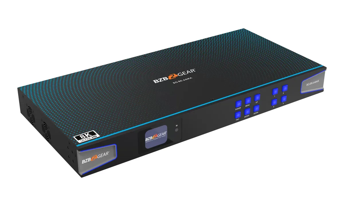 BZBGear BG-8K-44MA 4x4 8K HDMI 2.1 Matrix Switcher - view 3