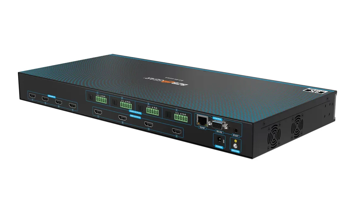 BZBGear BG-8K-44MA 4x4 8K HDMI 2.1 Matrix Switcher - view 4