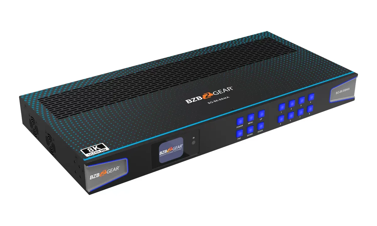 BZBGear BG-8K-88MA 8x8 8K HDMI 2.1 Matrix Switcher - view 3