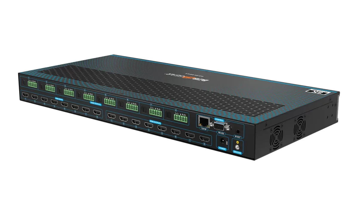 BZBGear BG-8K-88MA 8x8 8K HDMI 2.1 Matrix Switcher - view 4