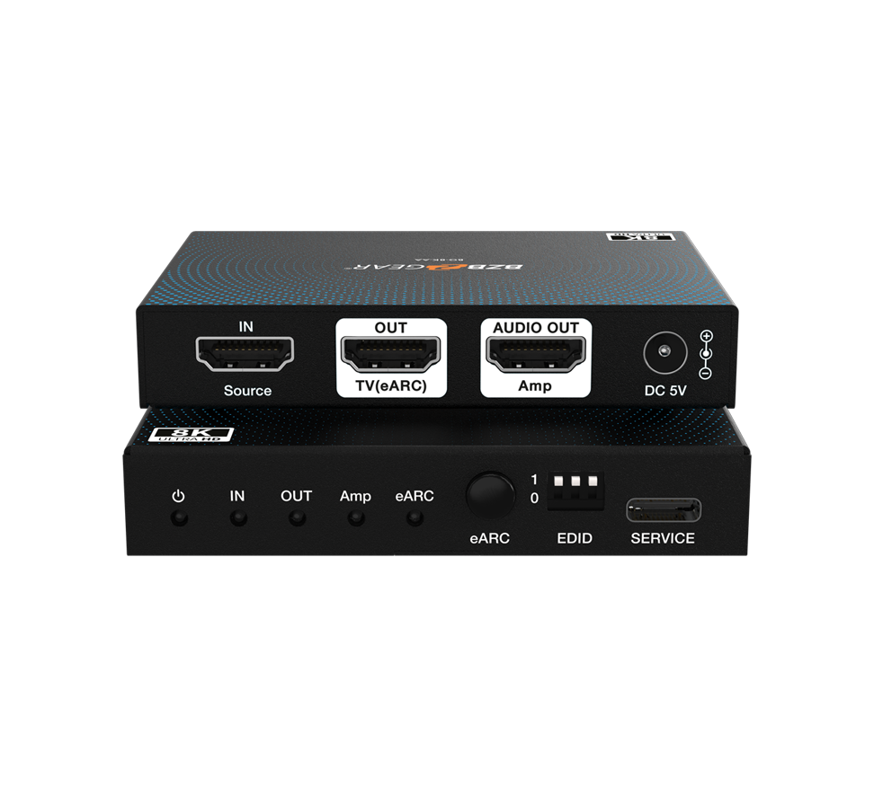 BZBGear BG-8K-AA eARC Audio Converter for Amplifiers