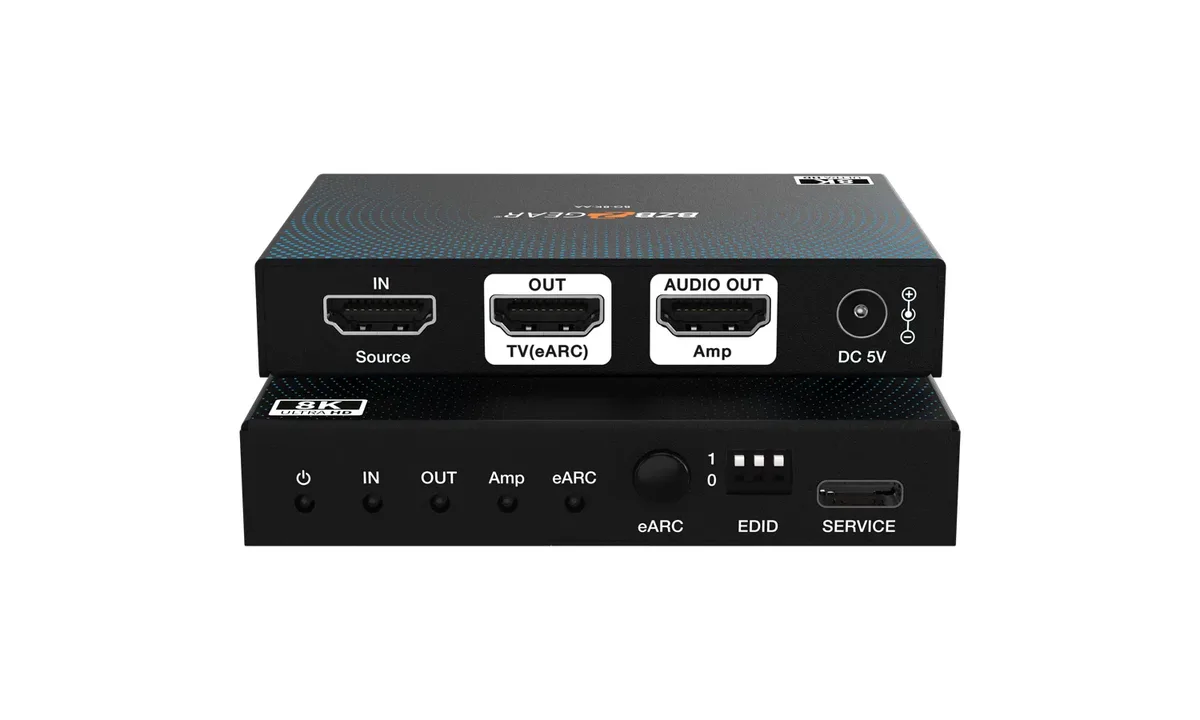 BZBGear BG-8K-AA eARC Audio Converter for Amplifiers - view 2