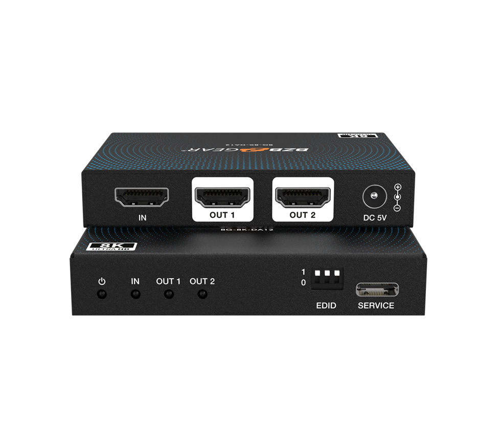 BZBGear BG-8K-DA12 1x2 8K HDMI 2.1 Splitter product image