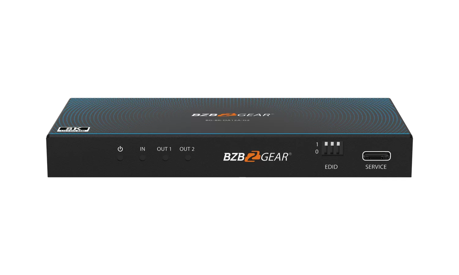 BZBGear BG-8K-DA12A-G2 1x2 8K HDMI Splitter with Audio De-Embedding - view 3