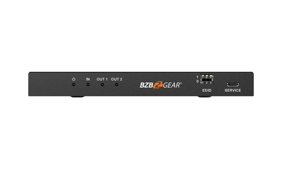 BZBGear BG-8K-DA12A 1x2 8K HDMI Splitter with Audio De-Embedding - view 6