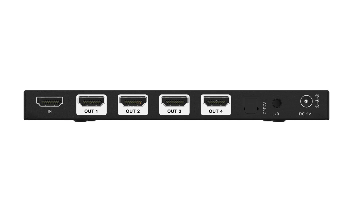 BZBGear BG-8K-DA14A-G2 1x4 8K HDMI Splitter with Audio De-Embedding - view 5