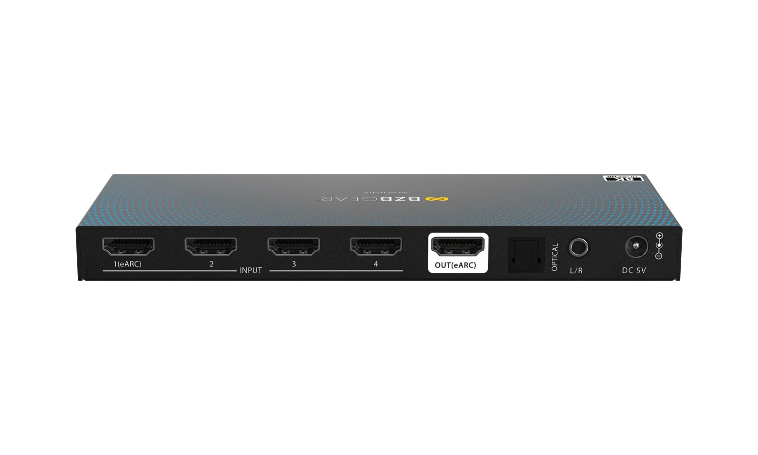 BZBGear BG-8K-HS41A 4x1 8K HDMI Switcher with Audio De-Embedding - view 4