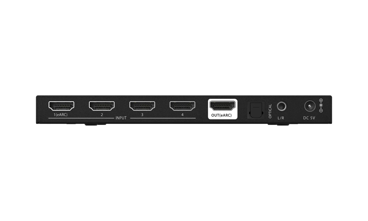 BZBGear BG-8K-HS41A 4x1 8K HDMI Switcher with Audio De-Embedding - view 5