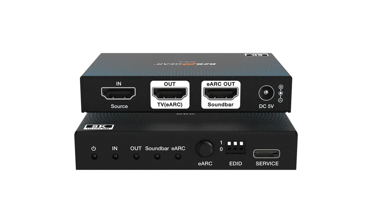 BZBGear BG-8K-SA eARC Audio Adapter for Soundbars - view 2