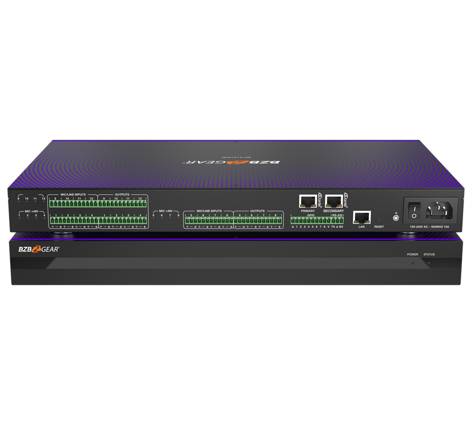 BZBGear BG-A1616MD 16x16 Digital Audio Processor with Dante
