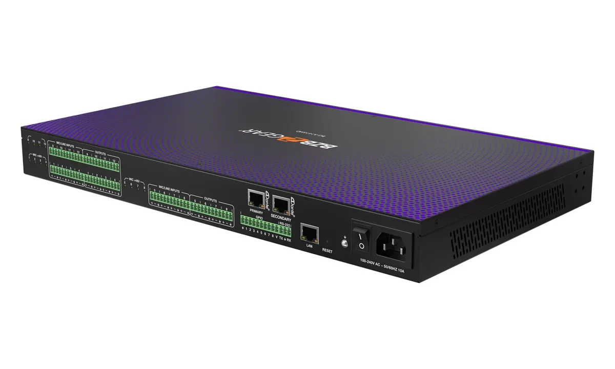 BZBGear BG-A1616MD 16x16 Digital Audio Processor with Dante - view 4