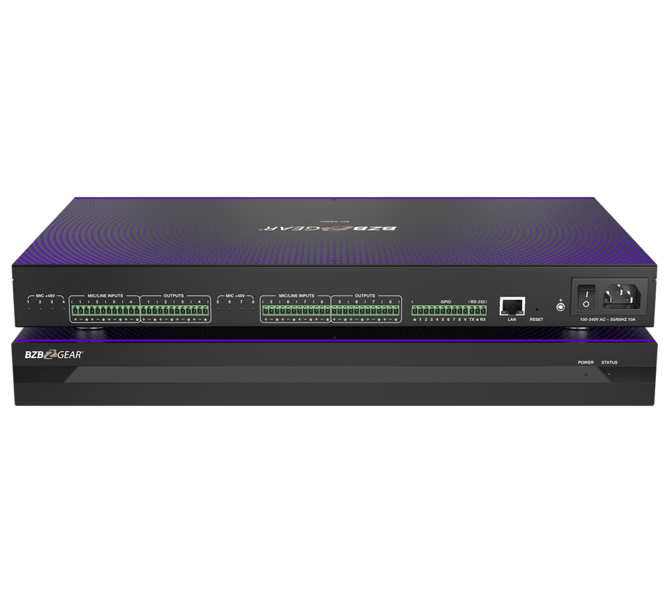 BZBGear BG-A88M 8x8 Digital Audio Processor product image