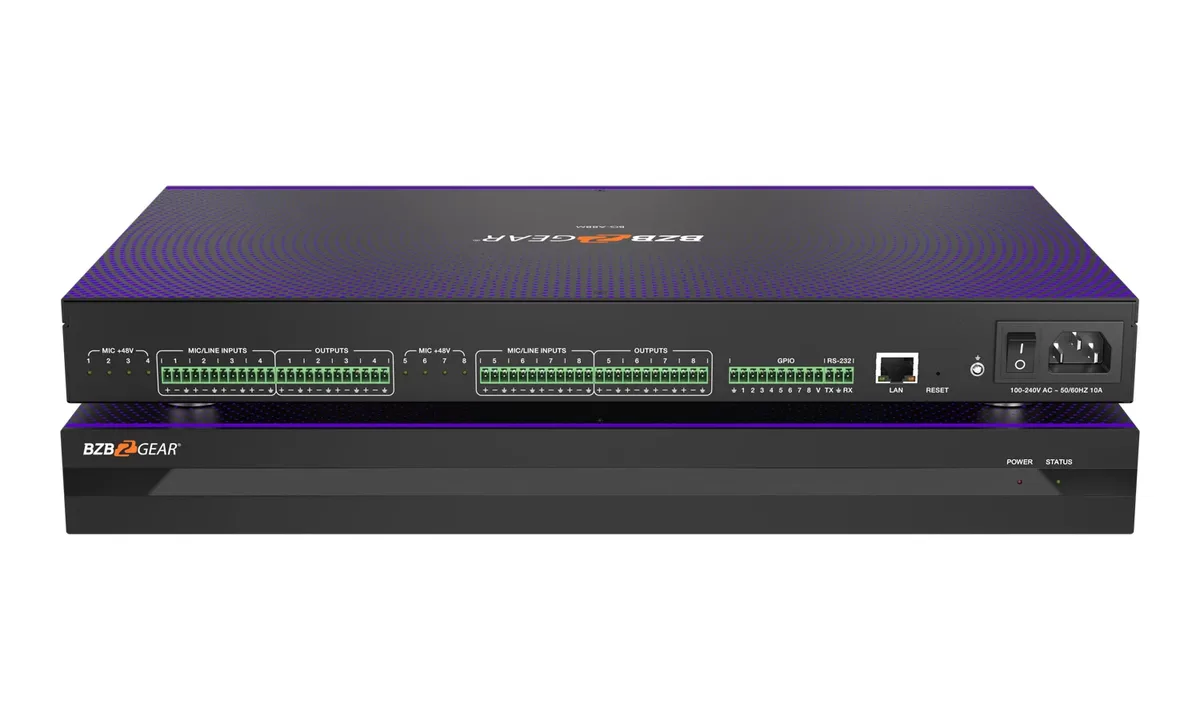 BZBGear BG-A88M 8x8 Digital Audio Processor - view 2