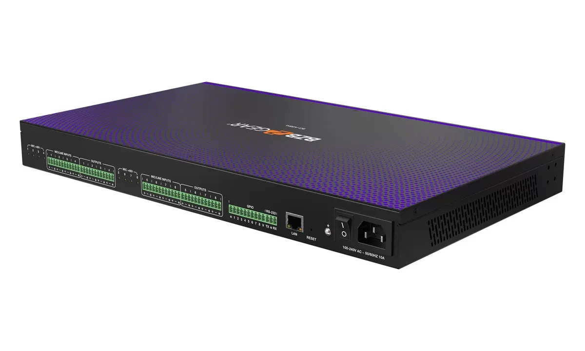 BZBGear BG-A88M 8x8 Digital Audio Processor - view 4