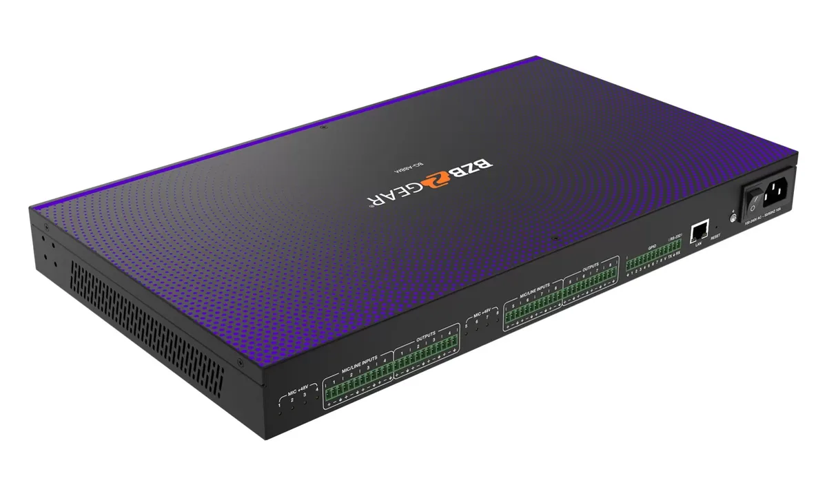 BZBGear BG-A88M 8x8 Digital Audio Processor - view 5
