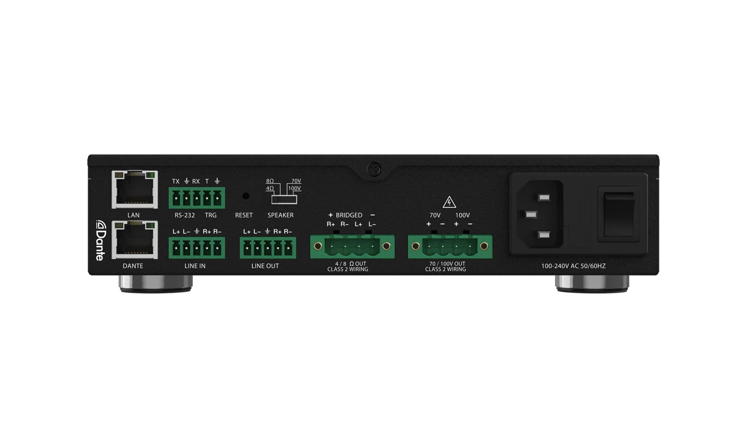 BZBGear BG-AMP150WD 150W Class D Amplifier with DSP and Dante - view 5