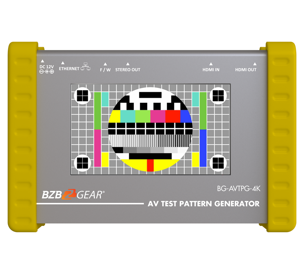 BZBGear BG-AVTPG-4K HDMI 2.0 Test Pattern Generator and Analyzer