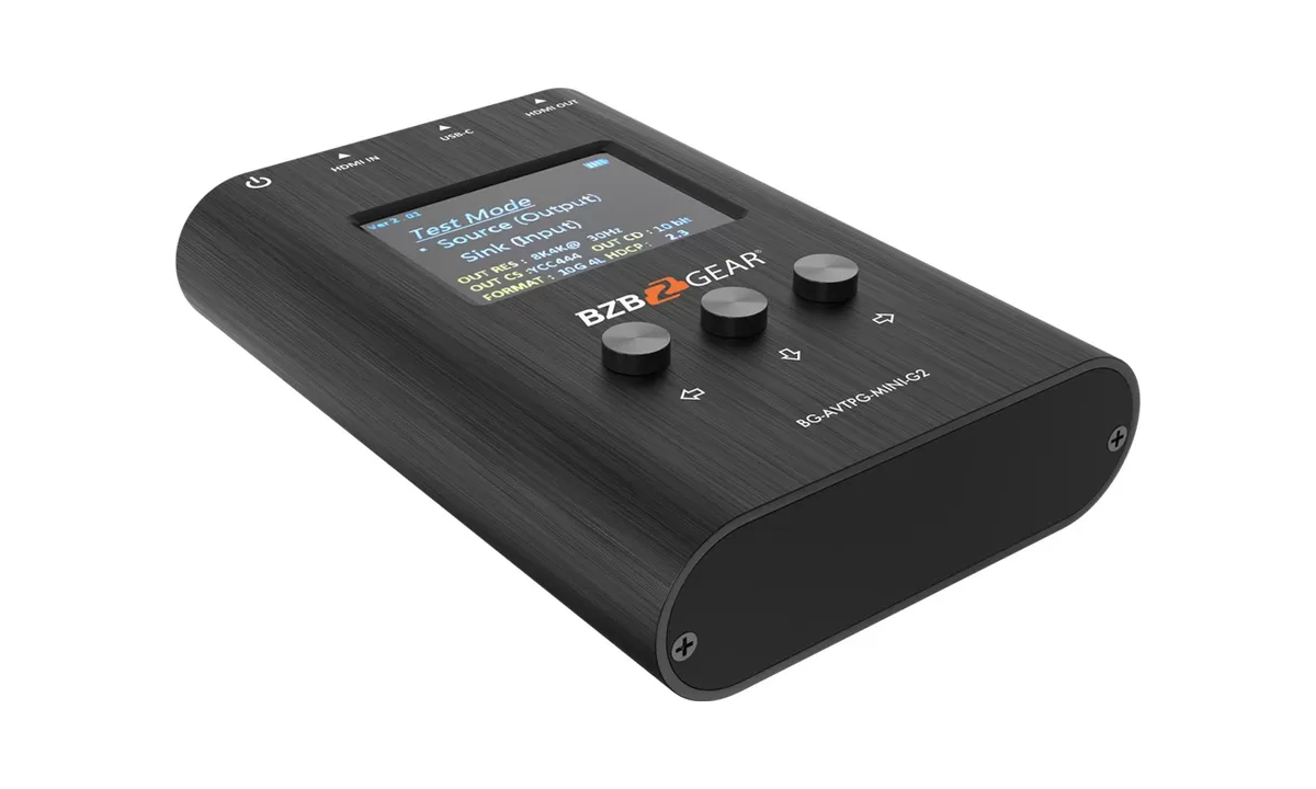 BZBGear BG-AVTPG-MINI-G2 Handheld HDMI 2.1 Test Generator and Analyzer - view 3
