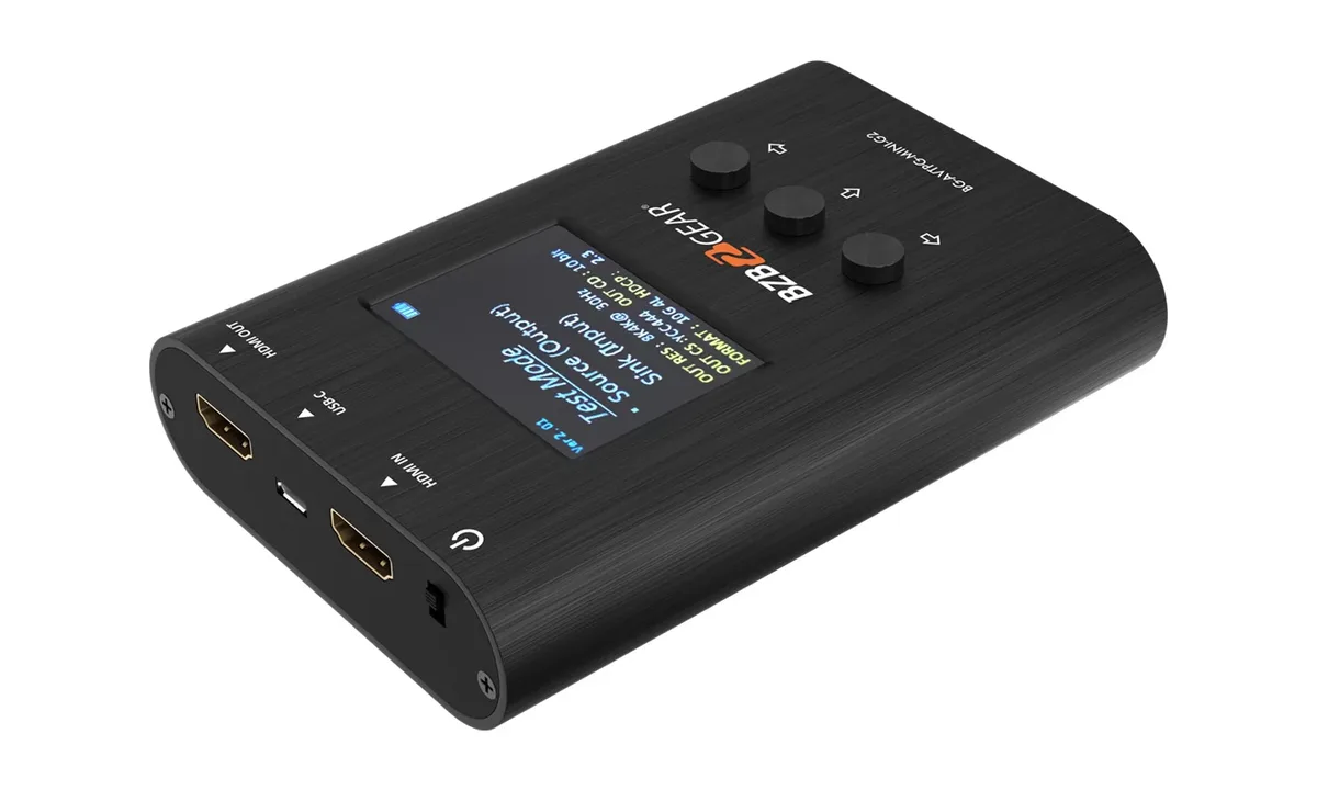 BZBGear BG-AVTPG-MINI-G2 Handheld HDMI 2.1 Test Generator and Analyzer - view 6