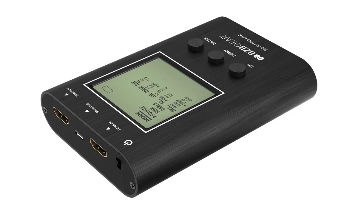 BZBGear BG-AVTPG-MINI Handheld HDMI Test Generator and Analyzer - view 6