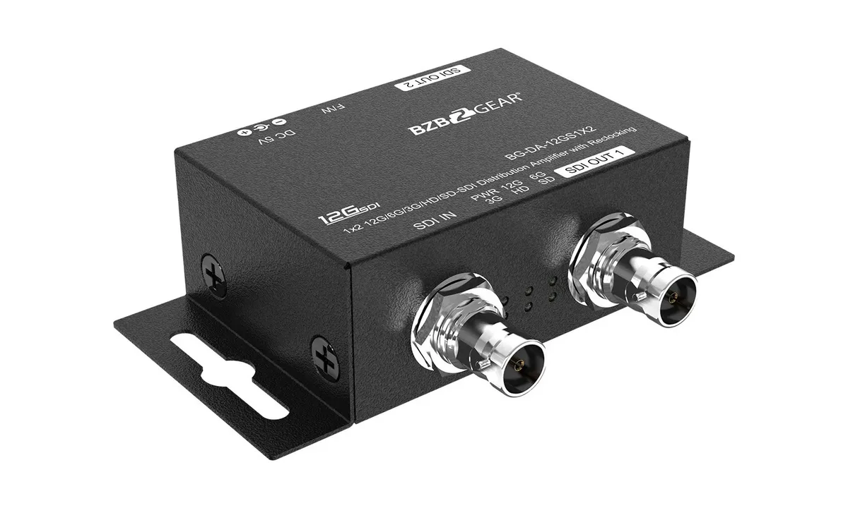 BZBGear BG-DA-12GS1X2 12G-SDI 1x2 Distribution Amplifier - view 3