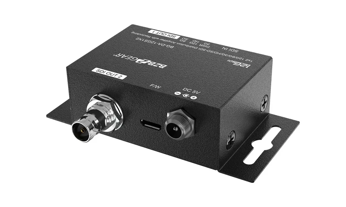 BZBGear BG-DA-12GS1X2 12G-SDI 1x2 Distribution Amplifier - view 4