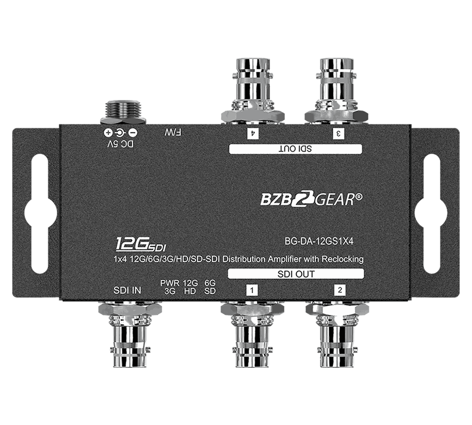 BZBGear BG-DA-12GS1X4 12G-SDI 1x4 Distribution Amplifier