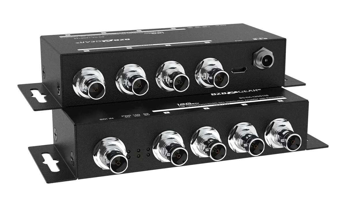 BZBGear BG-DA-12GS1X8 12G-SDI 1x8 Distribution Amplifier - view 5