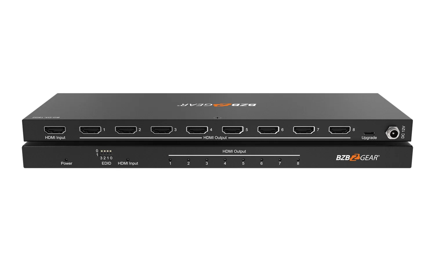 BZBGear BG-DA-18G2 1x8 4K HDMI Splitter with EDID Management - view 2