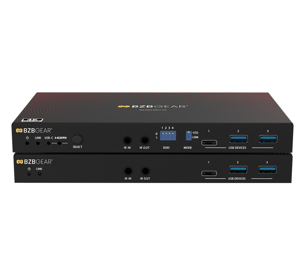 BZBGear BG-EXH-4KC7 HDBaseT 3.0 KVM Extender and Switcher