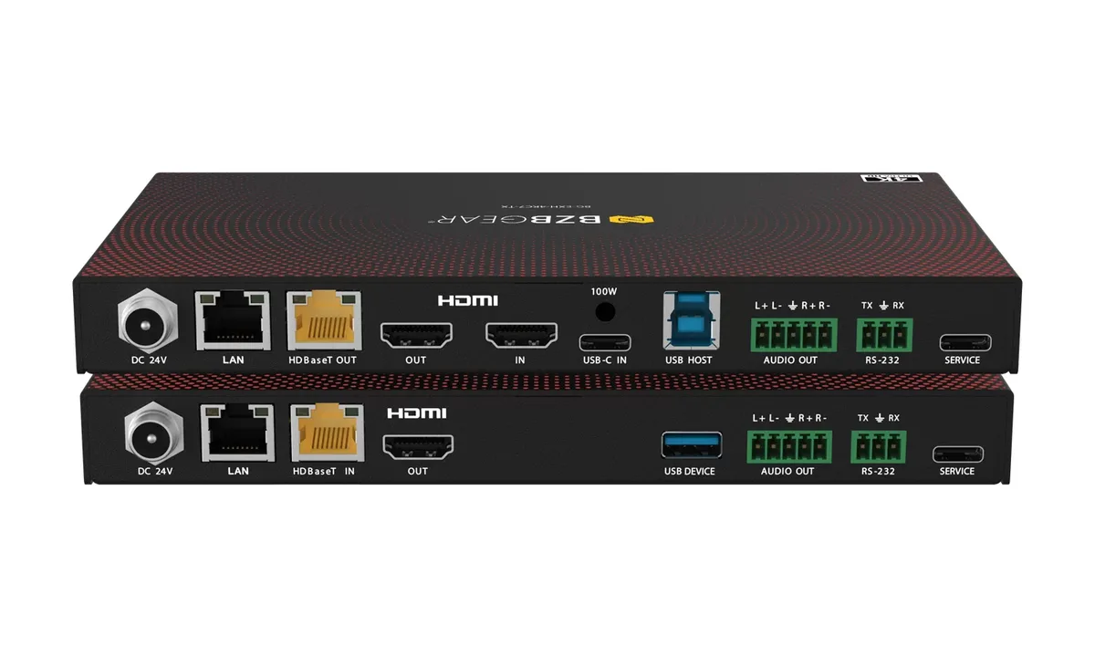 BZBGear BG-EXH-4KC7 HDBaseT 3.0 KVM Extender and Switcher - view 2