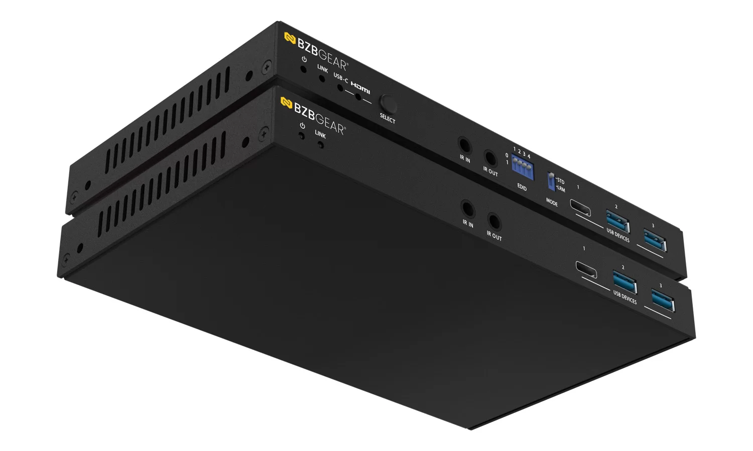 BZBGear BG-EXH-4KC7 HDBaseT 3.0 KVM Extender and Switcher - view 3
