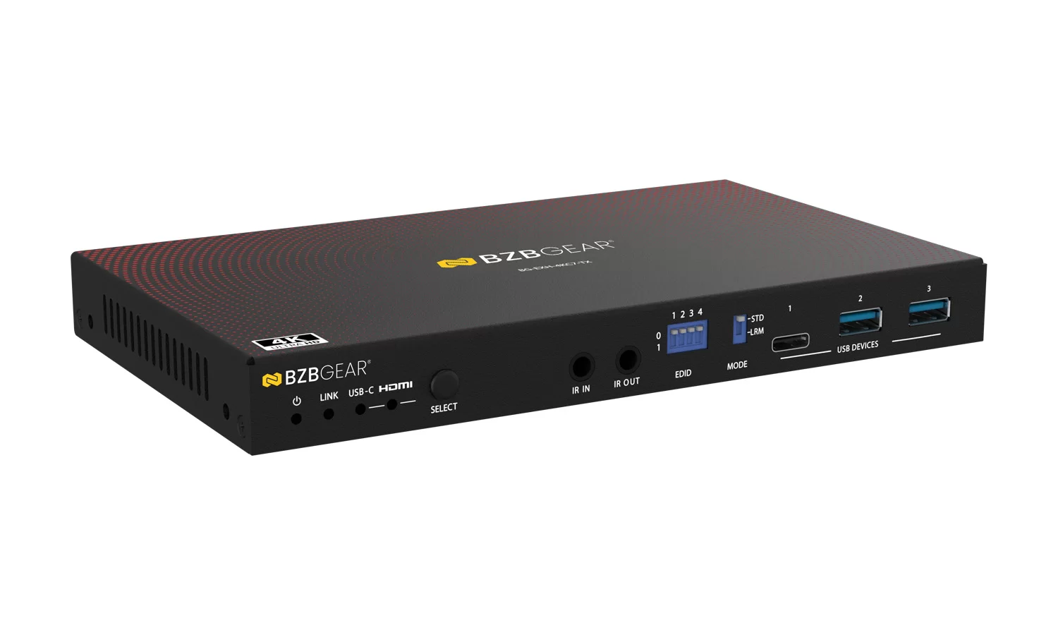 BZBGear BG-EXH-4KC7 HDBaseT 3.0 KVM Extender and Switcher - view 4
