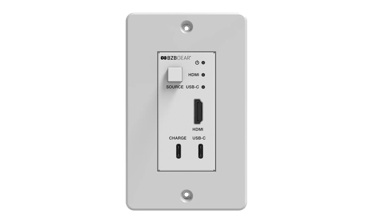 BZBGear BG-EXH-50UWP-W HDMI and USB-C Wall Plate Extender Kit - view 3
