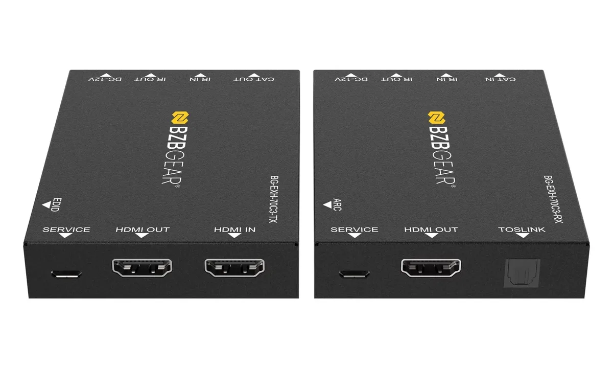 BZBGear BG-EXH-70C3 HDMI Extender over Cat5e/6 with PoC and ARC - view 3