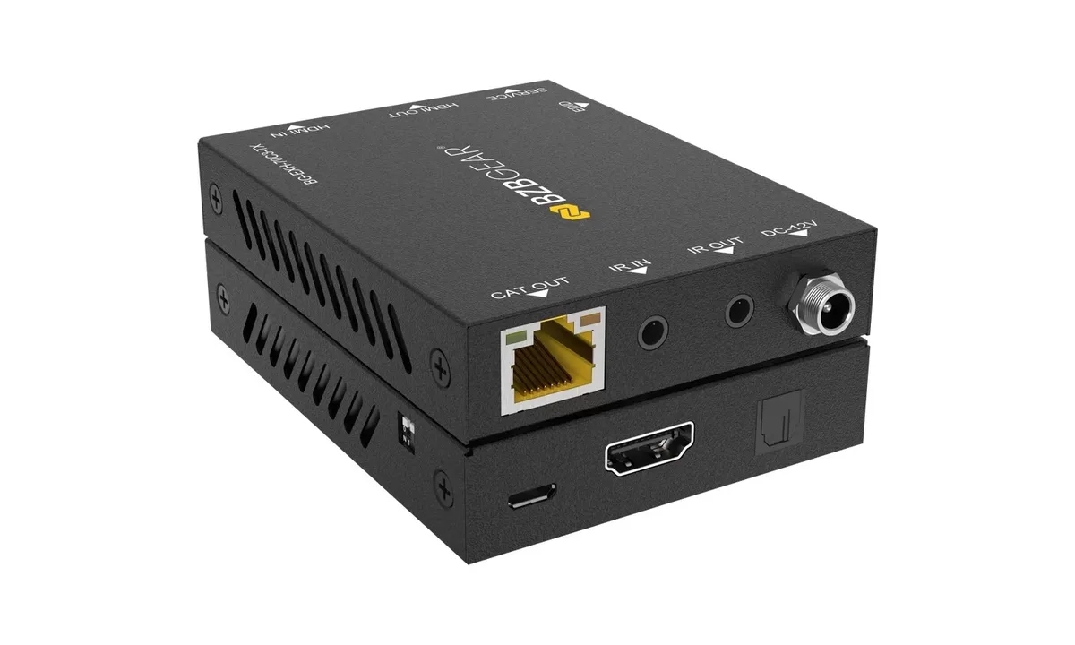 BZBGear BG-EXH-70C3 HDMI Extender over Cat5e/6 with PoC and ARC - view 4