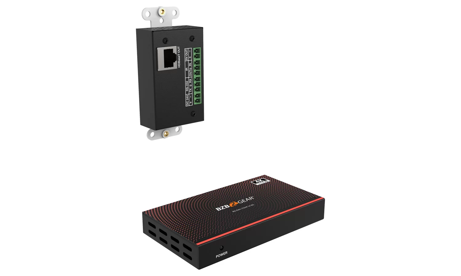 BZBGear BG-EXH-70WP-W HDMI Wall Plate Extender Kit - view 3
