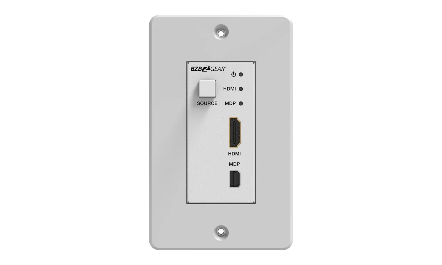 BZBGear BG-EXHD-50UWP-W HDMI and Mini DisplayPort Wall Plate Extender Kit - view 3