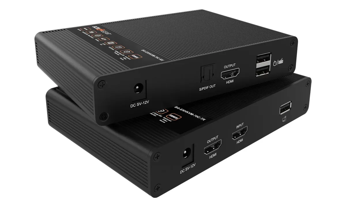 BZBGear BG-EXHKVM-70C HDMI and KVM Extender over Cat5e/6 - view 2