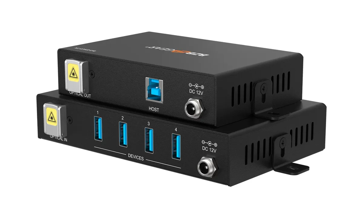 BZBGear BG-EXUF 4-Port USB Extender over Fiber - view 4